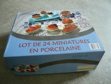 Lot miniatures porcelaine d'occasion  Viry