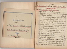 Quaderno scuola avviamento usato  Italia