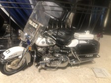 Harley Davidson 1/10 fundido Heritage Softail coleção de motocicleta - motor policial, usado comprar usado  Enviando para Brazil