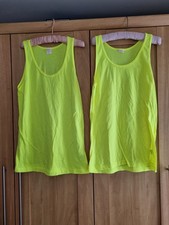 Neon vest tops for sale  PETERBOROUGH