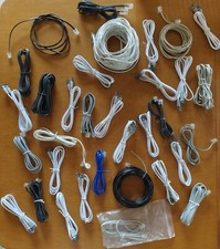 Pacote com 30 cabos de telefone RJ11 – novos e usados, conectores modulares 6P4C comprar usado  Enviando para Brazil