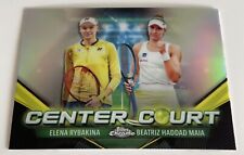 Tennis Card-Elena Rybakina/Beatriz Haddad Maia-Center Court-Topps Chrome 2024 comprar usado  Enviando para Brazil