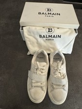 Scarpe balmain bianche usato  Gallarate