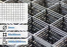 Siatka zgrzewana stalowa 2000x1000 mm (200x100 cm) oczko 50x50x3 mm na sprzedaż  PL