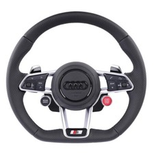 Audi S-Line Steering Wheel – Paddle Shifters, Perforated Leather, S Badge, usado comprar usado  Enviando para Brazil