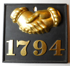 Fire mark 1794 for sale  West Greenwich