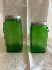 vintage green glass canister for sale vintage green glass canister for sale Tulsa