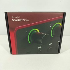 Interface de áudio Focusrite Scarlett Solo USB SCARLETT-SOLO-4G comprar usado Interface de áudio Focusrite Scarlett Solo USB SCARLETT-SOLO-4G comprar usado  Enviando para Brazil