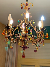 Ancienne lustre murano d'occasion  Bohain-en-Vermandois