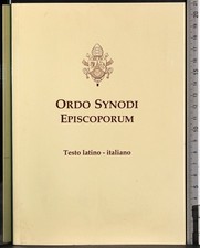 Ordo synodi episcoporum. usato  Ariccia