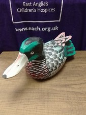 Wooden duck decorative for sale  THETFORD