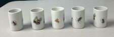 Antigo Genuíno Royal Frankonia Conjunto de 5 Copos de Porcelana, Insetos Pintados à Mão comprar usado  Enviando para Brazil