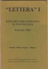 Lettera percorsi bibliografici usato  Italia