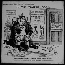 Political cartoon waiting for sale  HAYLE
