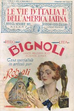 Pubblicità 1928 fronteretro usato  Imperia