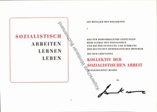 Riginal autogramm urkunde gebraucht kaufen  Dortmund
