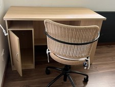 Solid wood desk for sale  CRAWLEY