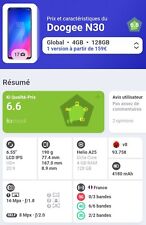 Smartphone doogee n30 d'occasion  Paris XIX