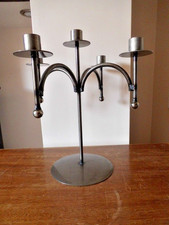 Candelabra candlestick metal for sale  MARKET DRAYTON