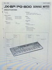 Notas de serviço Roland Jx-8p Pg-800 PDF, usado comprar usado  Enviando para Brazil