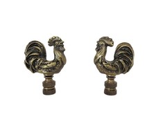 Pair rooster lamp for sale  East Sandwich
