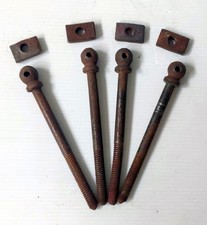 Lote de 4 Vis X forja de ferro para móveis guarda-roupa comprimento da cama 14 cm comprar usado  Enviando para Brazil