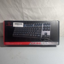 Teclado para jogos Motospeed CK82 RGB com fio mecânico preto 87 teclas NOVO comprar usado  Enviando para Brazil