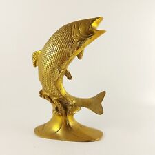 Brass jumping fish for sale  NORWICH