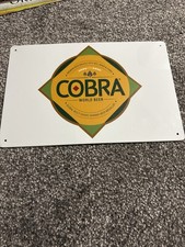 Cobra beer metal for sale  DARLINGTON