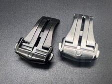 Fecho implantador escovado estilo Omega em preto ou prata - 18mm ou 20mm comprar usado Fecho implantador escovado estilo Omega em preto ou prata - 18mm ou 20mm comprar usado  Enviando para Brazil