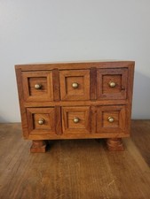 Miniature wooden trinket for sale  PONTEFRACT