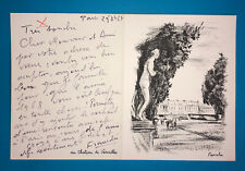 Lithographie originale châtea d'occasion  Yzeure