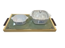 Bandeja elétrica quente Cornwall 20 X 12 buffet aquecedor de alimentos verde acocate funciona vintage comprar usado  Enviando para Brazil