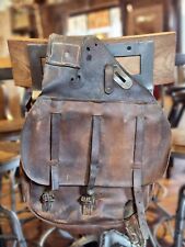 Antique leather military for sale  Des Moines