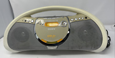 Boombox Sony ZS-YN7 CD/R-RW/AM FM/MP3 MegaBass bege *testado* funcionando muito bem comprar usado  Enviando para Brazil