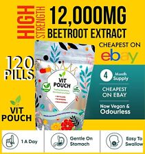 Extrato de beterraba 12000mg cápsula vegana super alta resistência coração digestão sanguínea, usado comprar usado  Enviando para Brazil