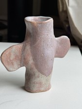 Handmade ceramic candlestick for sale  ISLEWORTH