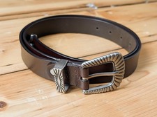 Unisex brown leather for sale  LONDON