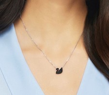 Swarovski swan necklace for sale  ROMFORD