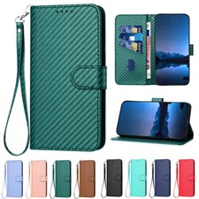 Carbon Hülle für Sony Xperia 2 5 8 20 XZ5 Ace III Handy Tasche Schutz Flip Case comprar usado  Enviando para Brazil