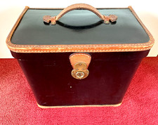 Vintage hutkoffer leder gebraucht kaufen  München