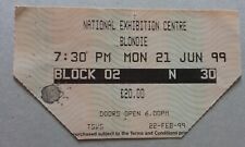 Blondie concert ticket for sale  STOURBRIDGE