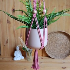 Blumenampel makramee boho gebraucht kaufen  Abtsgmünd