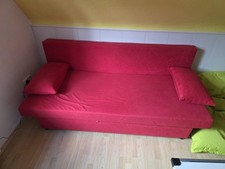 Schlafsofa rot gebraucht kaufen  Borken