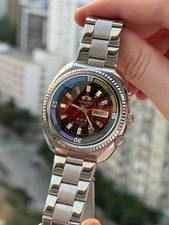 Relógio japonês automático Orient KING DIVER 21 joias rubi mostrador raro comprar usado  Enviando para Brazil