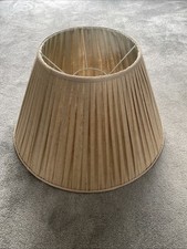 Pleated linen lampshade for sale  DUNMOW