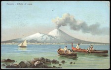 Cartolina napoli vesuvio usato  Ragusa