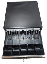 Usado NCR 2177-3000-9090 Gaveta de Dinheiro 24V RET Preto com Frente de Aço 5B/5C Até Inserção comprar usado  Enviando para Brazil