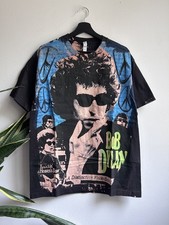Camiseta Bob Dylan estilo cabeça de mosquito AOP tamanho L grande face banda de água sanitária música folclórica comprar usado  Enviando para Brazil