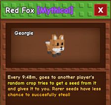 Red fox grow d'occasion  Expédié en Belgium